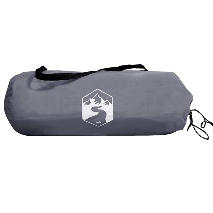 vidaXL Tenda con tetto Altro Grigio e arancione 190 x 150 x 185 cm