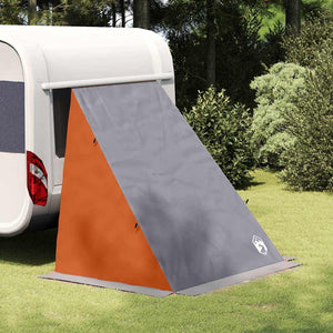 vidaXL Tenda con tetto Altro Grigio e arancione 190 x 150 x 185 cm