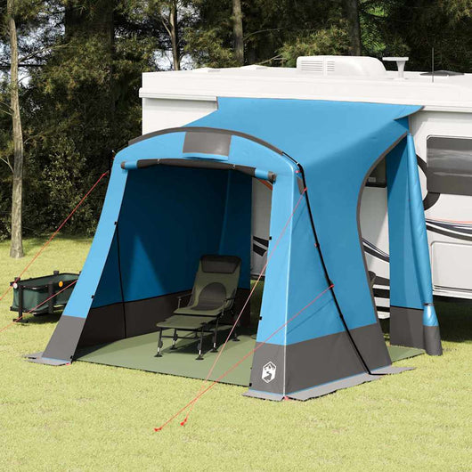 vidaXL Tenda con tetto Altro Blu e Nero 285 x 255 x 245 cm Poliestere