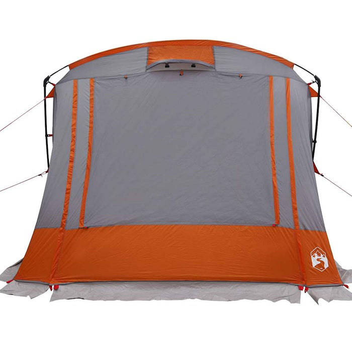 vidaXL Tenda Grigio e Arancione e Nero 285 x 255 x 245 cm Poliestere