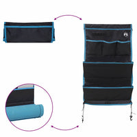 vidaXL Sacchetto di stoccaggio Nero, Blu 91 x 47.5 cm Oxford