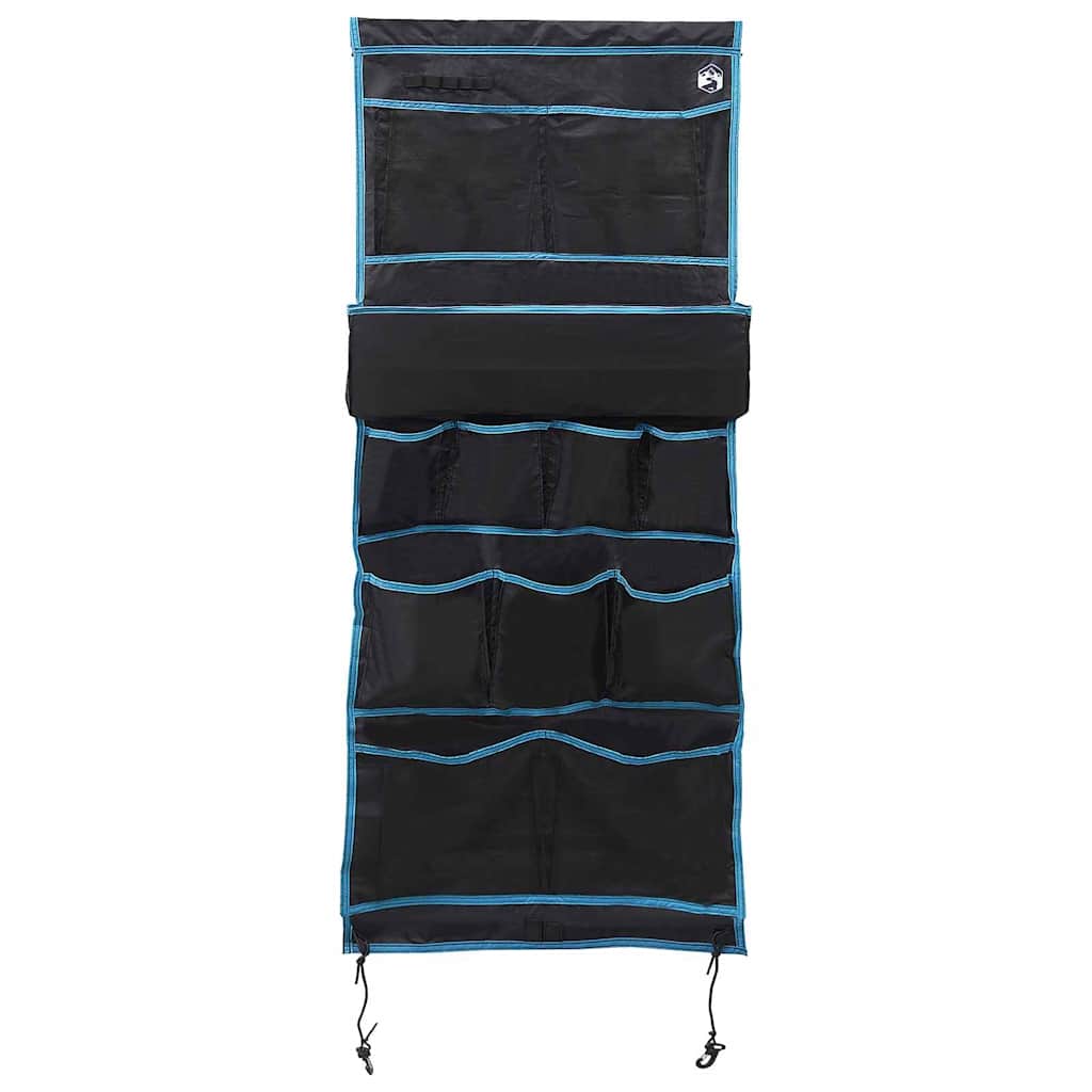 vidaXL Sacchetto di stoccaggio Nero, Blu 161 x 58.5 cm Oxford
