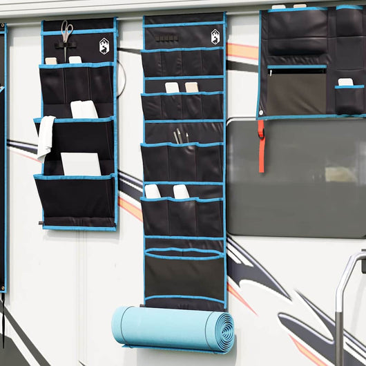 Borsa per Stoccaggio Nero e Blu 125 x 48 cm Oxford 42001092