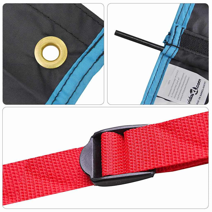 Sacchetto di stoccaggio Nero, Blu 140 x 40 cm Oxford 42001094