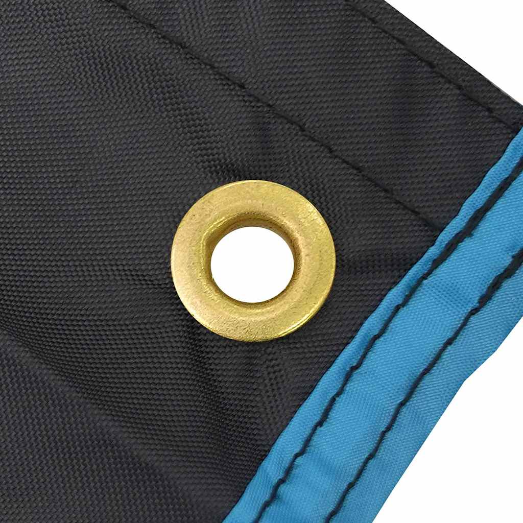 vidaXL Copertura per Ruote Nero, Blu 108 x 76 cm Oxford