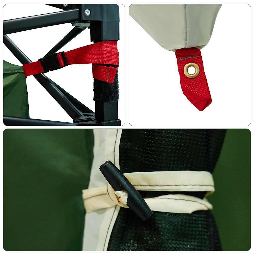 Tenda con tetto Altro Verde e Nero 280 x 220 x 176 cm 42001146