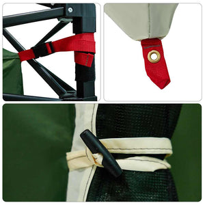 Tenda con tetto Altro Verde e Nero 280 x 220 x 176 cm 42001146