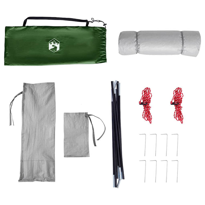 Tenda con tetto Altro Verde e Nero 280 x 220 x 176 cm 42001146