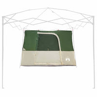 vidaXL Tenda con tetto Altro Verde e Nero 280 x 220 x 176 cm