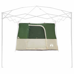 vidaXL Tenda con tetto Altro Verde e Nero 280 x 220 x 176 cm