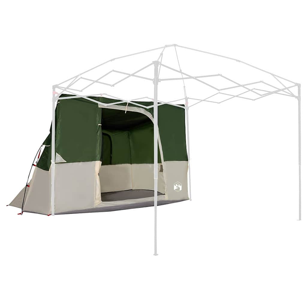vidaXL Tenda con tetto Altro Verde e Nero 280 x 220 x 176 cm