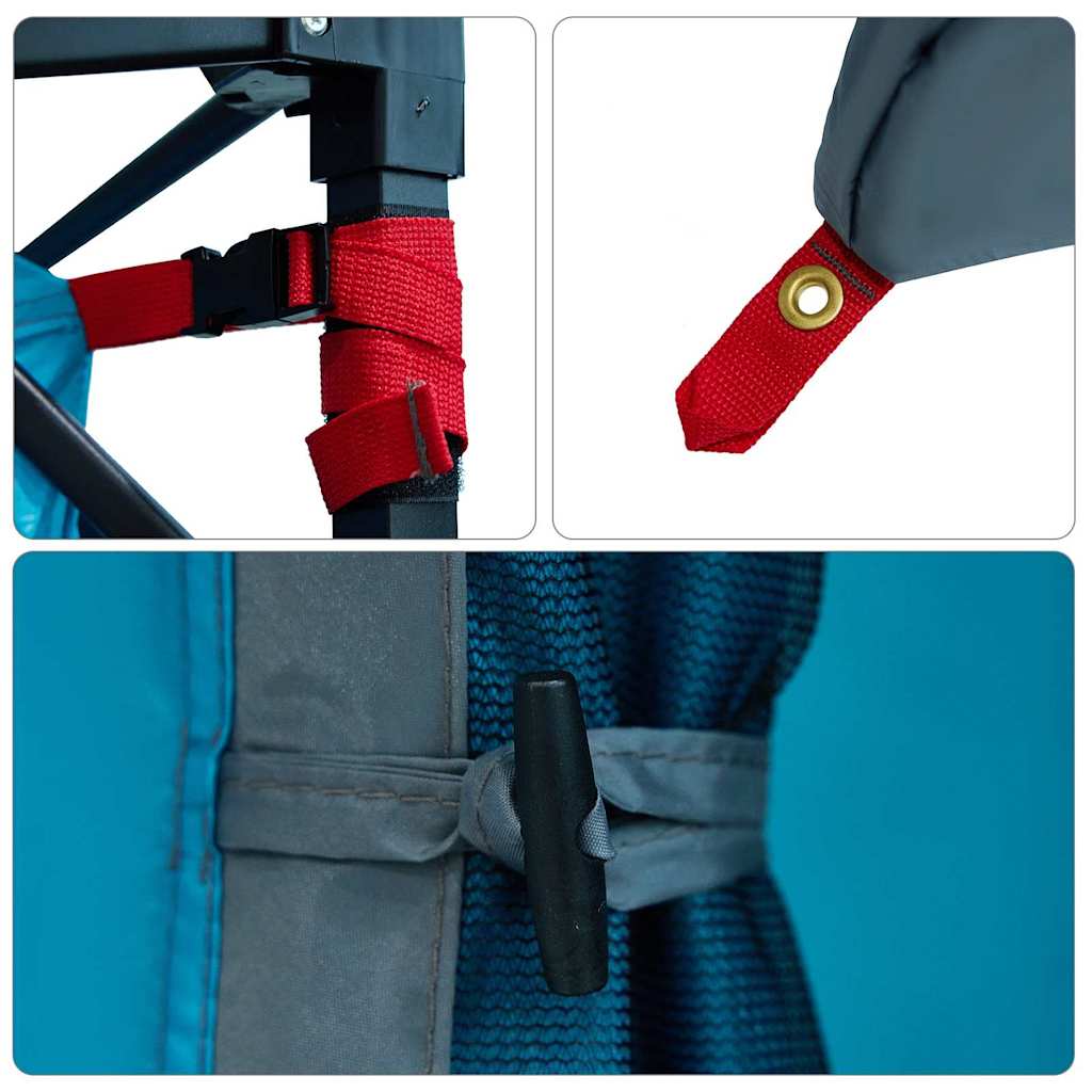 Tenda con tetto Altro Blu e Nero 280 x 220 x 176 cm 42001147