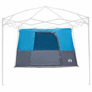 vidaXL Tenda con tetto Altro Blu e Nero 280 x 220 x 176 cm
