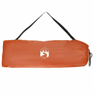 Tenda con tetto Grigio e Arancione e Nero 280 x 220 x 176 cm 42001148