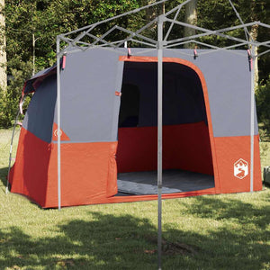 Tenda con tetto Grigio e Arancione e Nero 280 x 220 x 176 cm 42001148