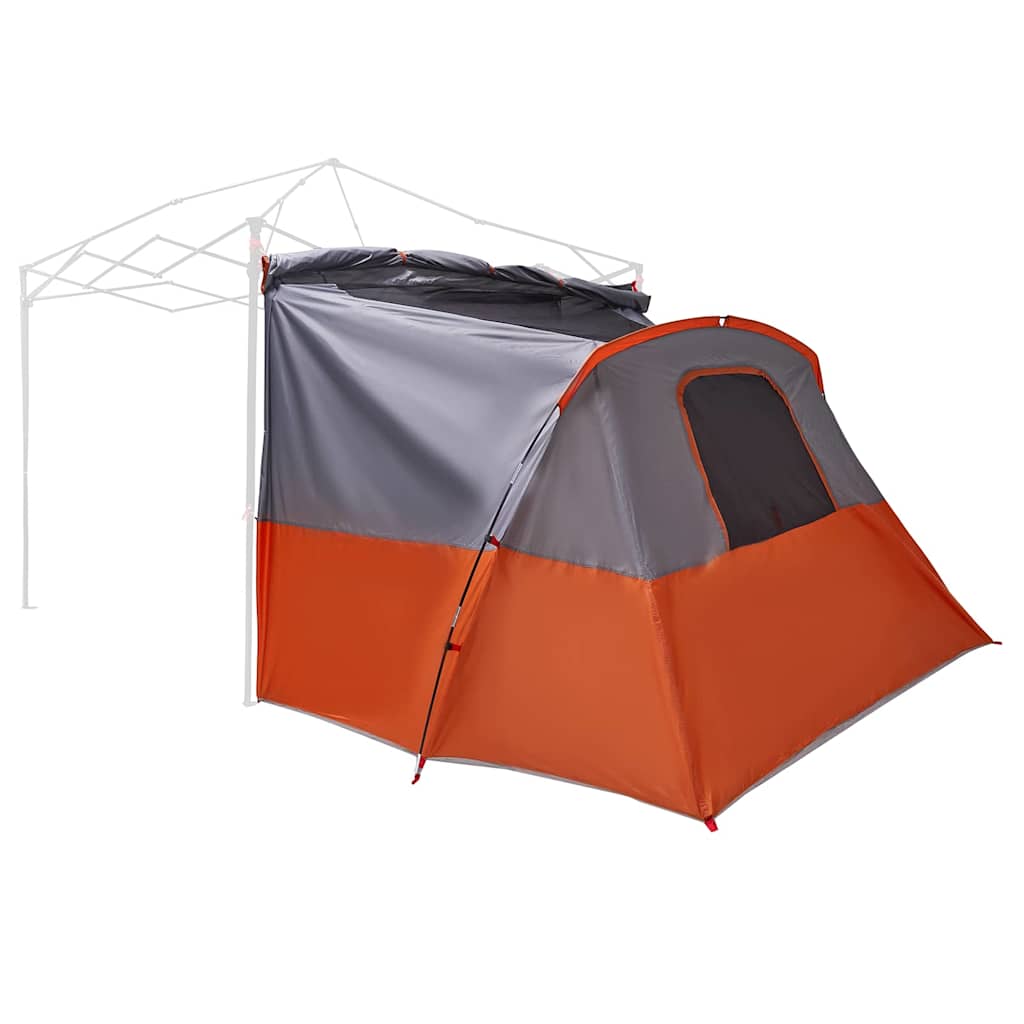 vidaXL Tenda con tetto Grigio e Arancione e Nero 280 x 220 x 176 cm