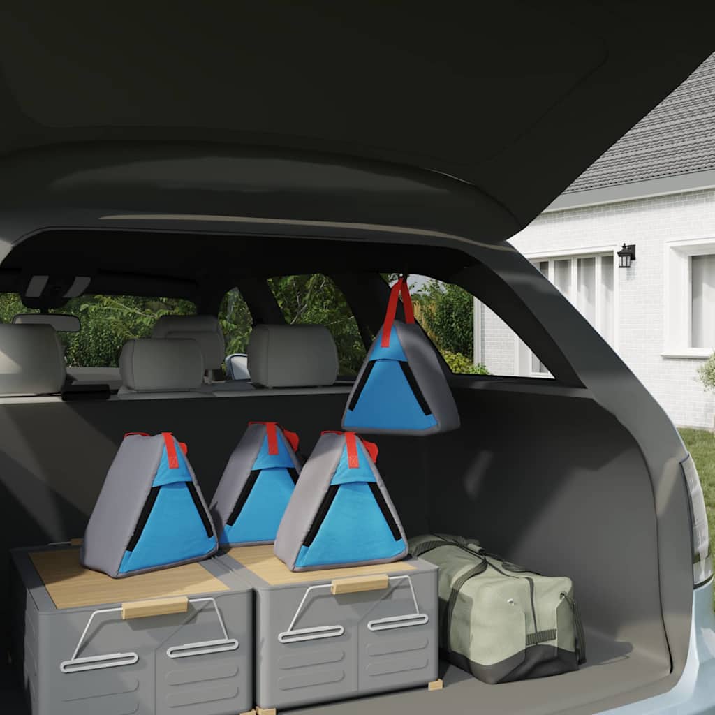 vidaXL Sacchetto di stoccaggio Grigio, Blu, Rosso 24 x 16 x 24 cm