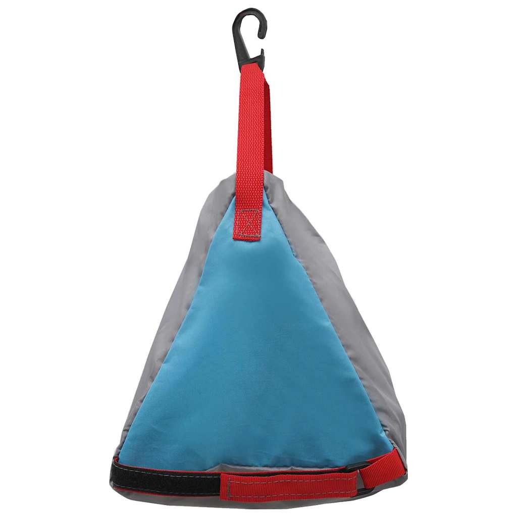 vidaXL Sacchetto di stoccaggio Grigio, Blu, Rosso 24 x 16 x 24 cm