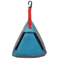 vidaXL Sacchetto di stoccaggio Grigio, Blu, Rosso 24 x 16 x 24 cm