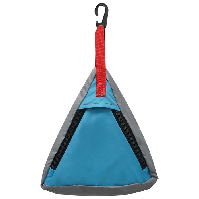 vidaXL Sacchetto di stoccaggio Grigio, Blu, Rosso 24 x 16 x 24 cm