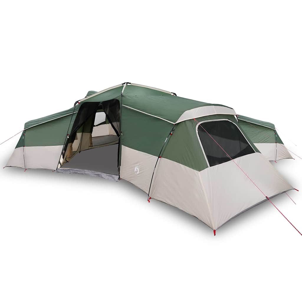 vidaXL Tenda Familiare Verde 833 x 585 x 216 cm Poliestere
