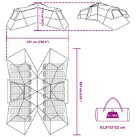 Tenda Familiare Blu 833 x 585 x 216 cm Poliestere 42001152