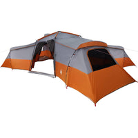 vidaXL Tenda Familiare Grigio e arancione 833 x 585 x 216 cm