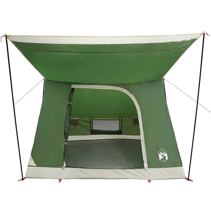 vidaXL Tenda da campeggio Verde 282 x 225 x 154 cm Poliestere
