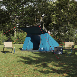 vidaXL Tenda da campeggio Blu 282 x 225 x 154 cm Poliestere