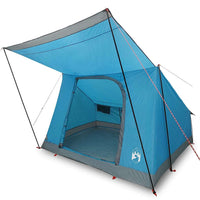 vidaXL Tenda da campeggio Blu 282 x 225 x 154 cm Poliestere