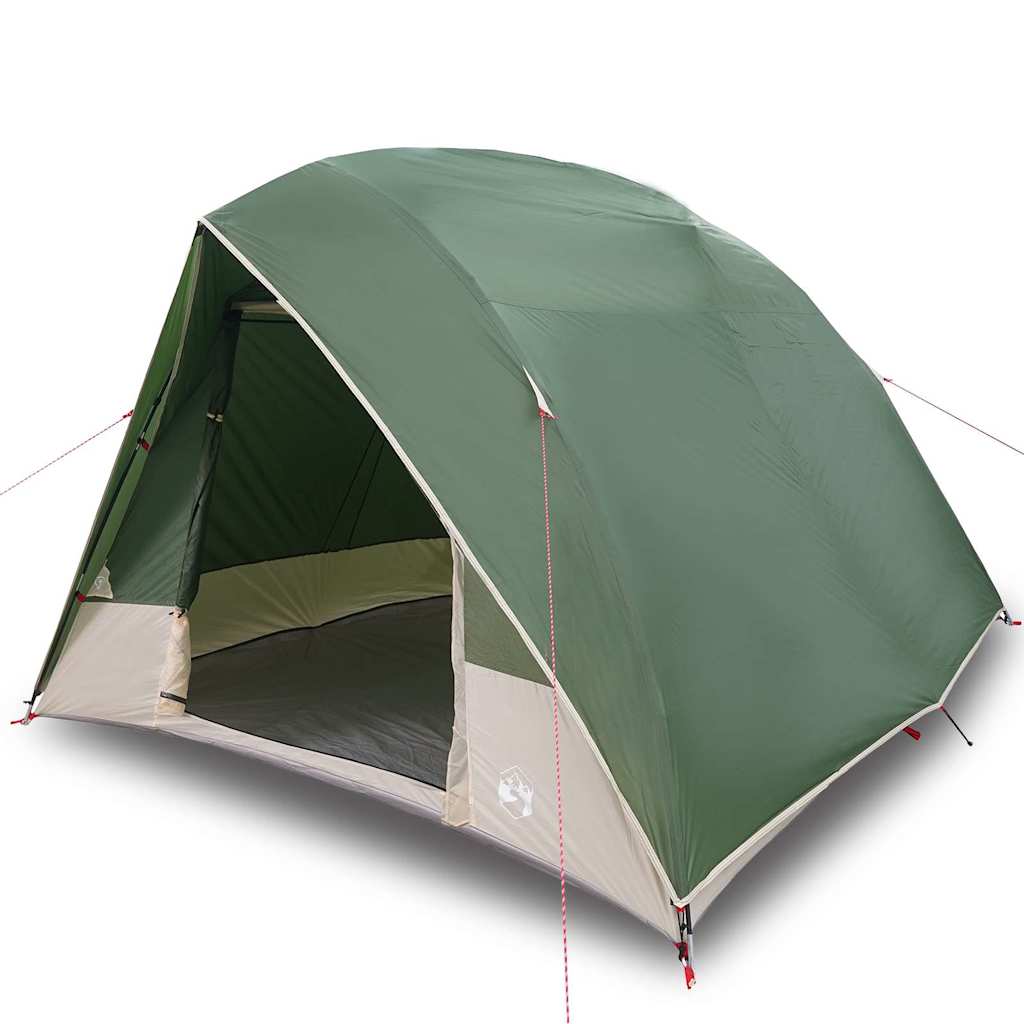 vidaXL Tenda da campeggio Verde 320 x 275 x 190 cm Poliestere