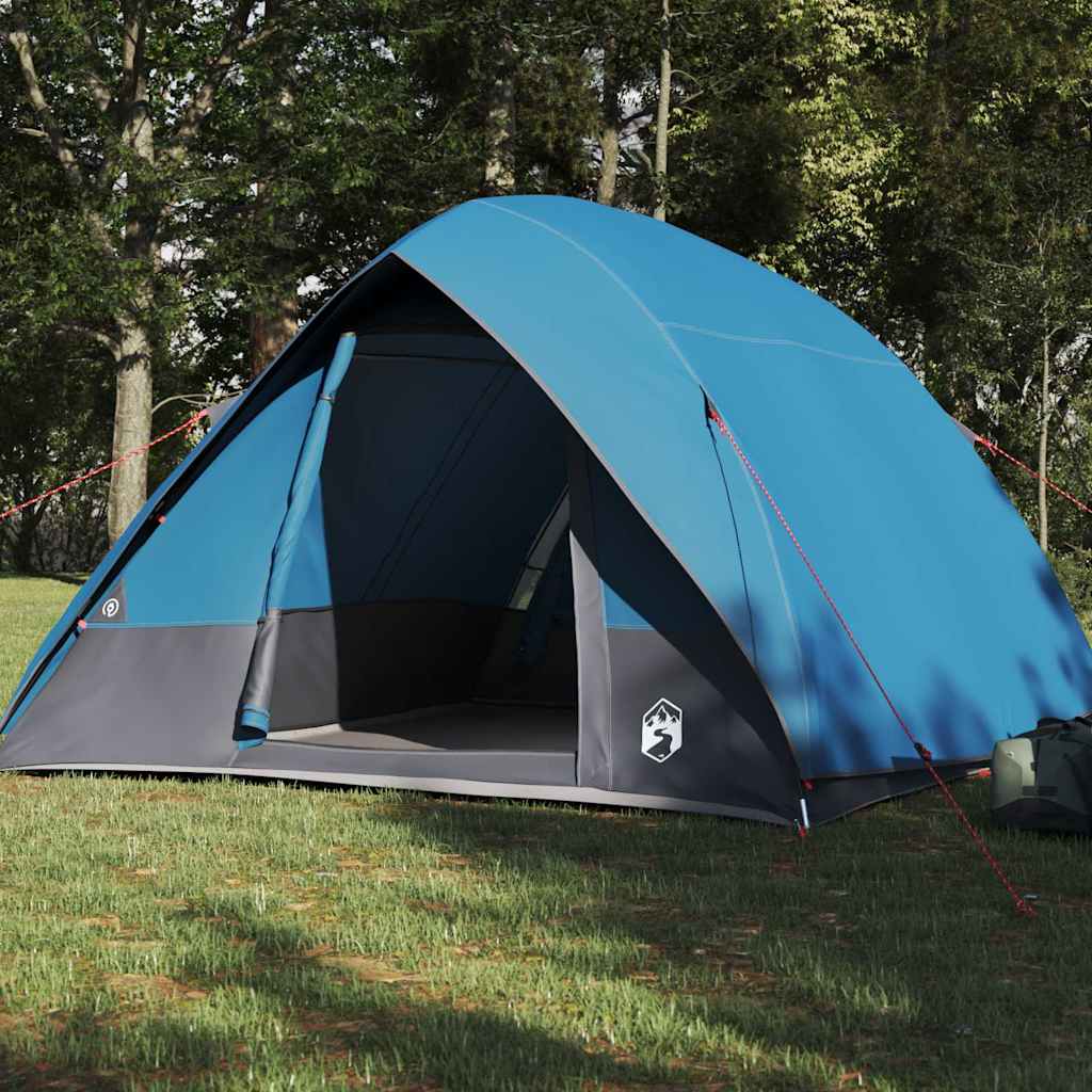 Tenda da campeggio Blu 320 x 275 x 190 cm Poliestere 42001161