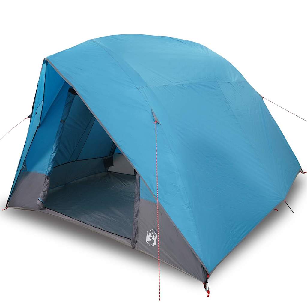 vidaXL Tenda da campeggio Blu 320 x 275 x 190 cm Poliestere