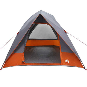 Tenda da campeggio Grigio e arancione 320 x 275 x 190 cm 42001162