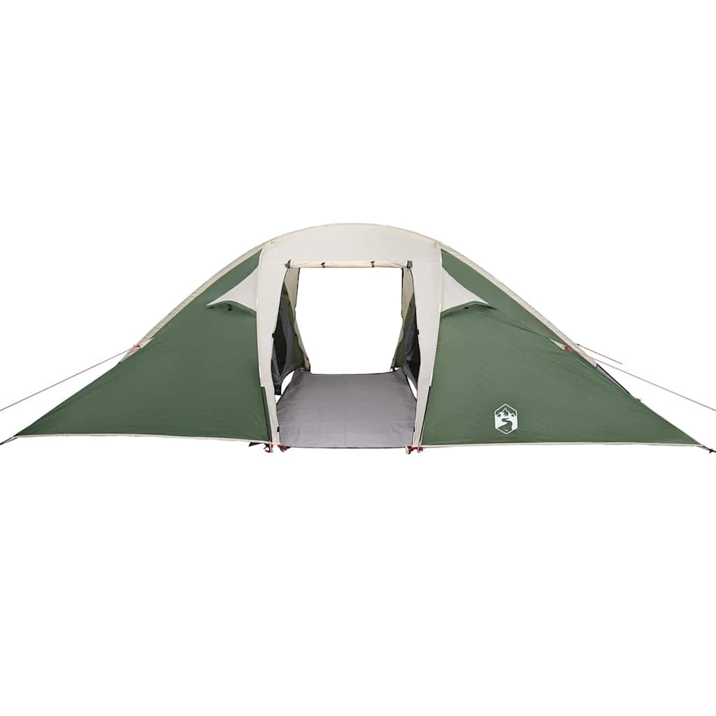 vidaXL Tenda con tetto Verde e Nero 510 x 240 x 156 cm Poliestere