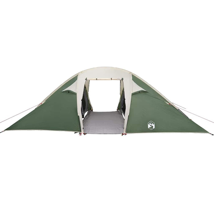 vidaXL Tenda con tetto Verde e Nero 510 x 240 x 156 cm Poliestere
