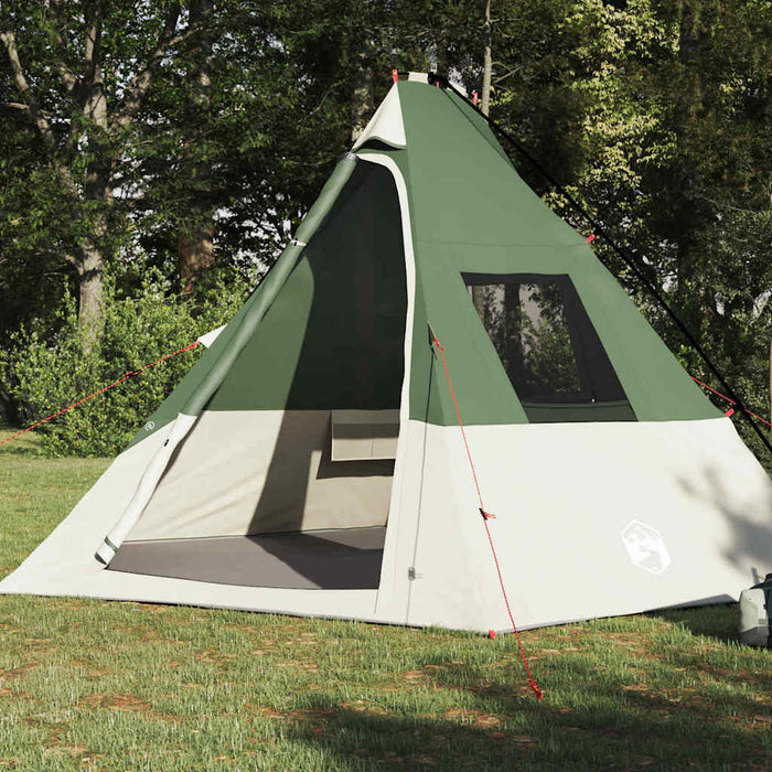 Tenda con tetto Verde e Nero 383 x 338 x 217 cm Poliestere 42001166