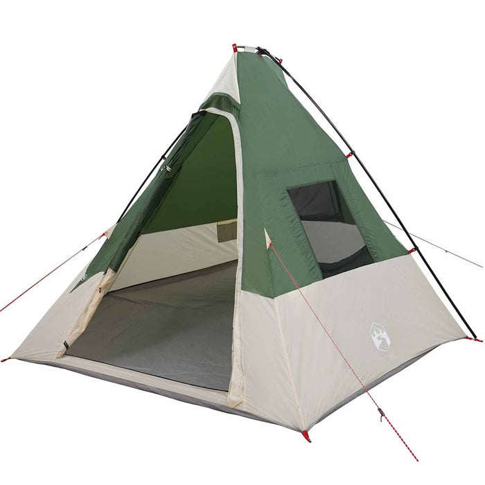 Tenda con tetto Verde e Nero 383 x 338 x 217 cm Poliestere 42001166