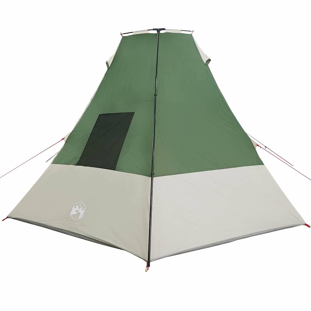 Tenda con tetto Verde e Nero 383 x 338 x 217 cm Poliestere 42001166