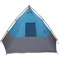 vidaXL Tenda con tetto Altro Blu e Nero 383 x 338 x 217 cm