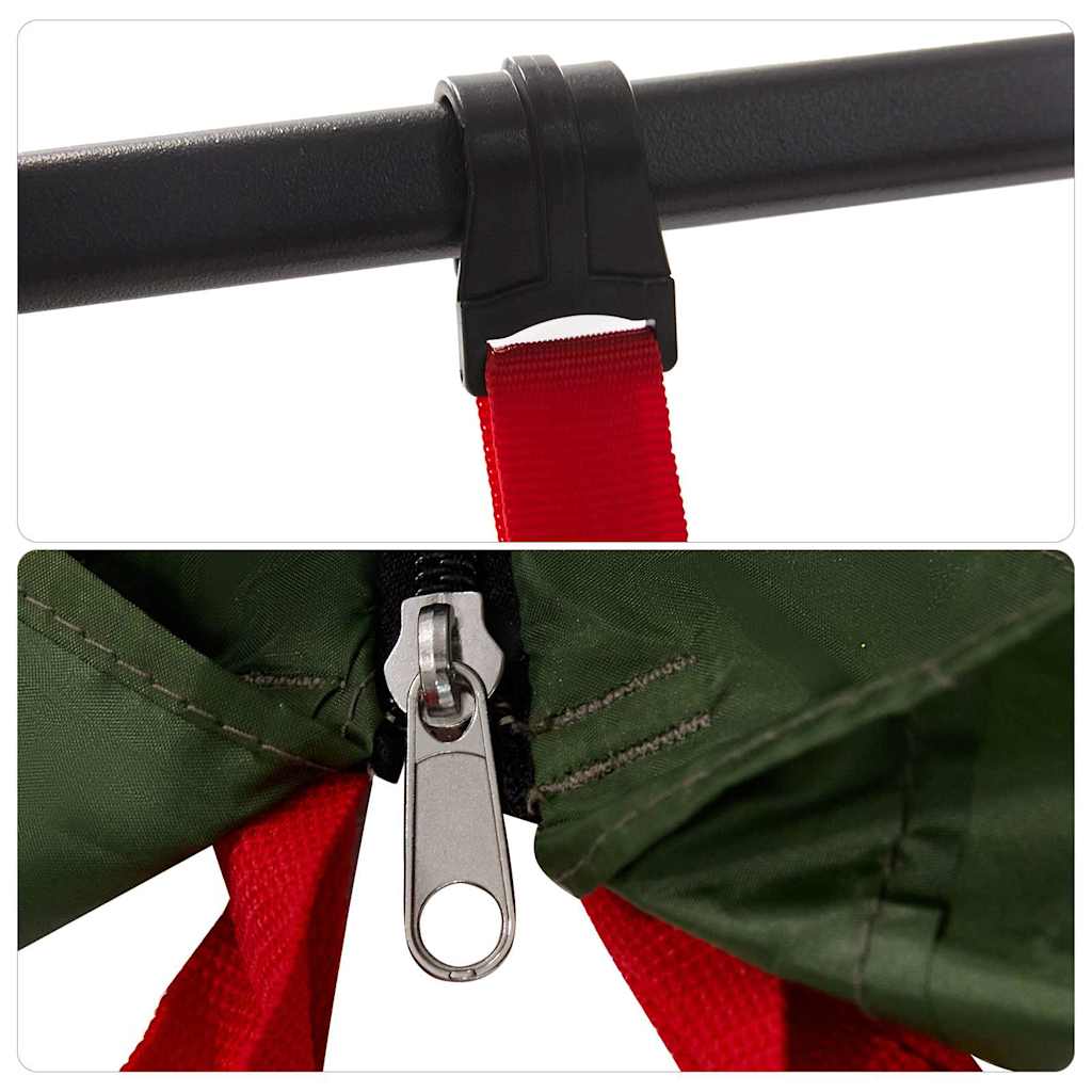 vidaXL Tenda interna in rete Verde 303 x 303 cm