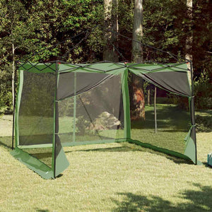 vidaXL Tenda interna in rete Verde 303 x 303 cm