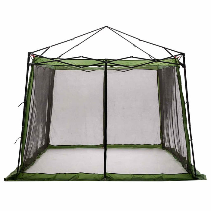 vidaXL Tenda interna in rete Verde 303 x 303 cm
