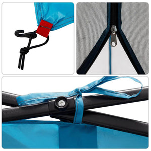 Tenda interna in rete Blu 303 x 303 cm 42001173