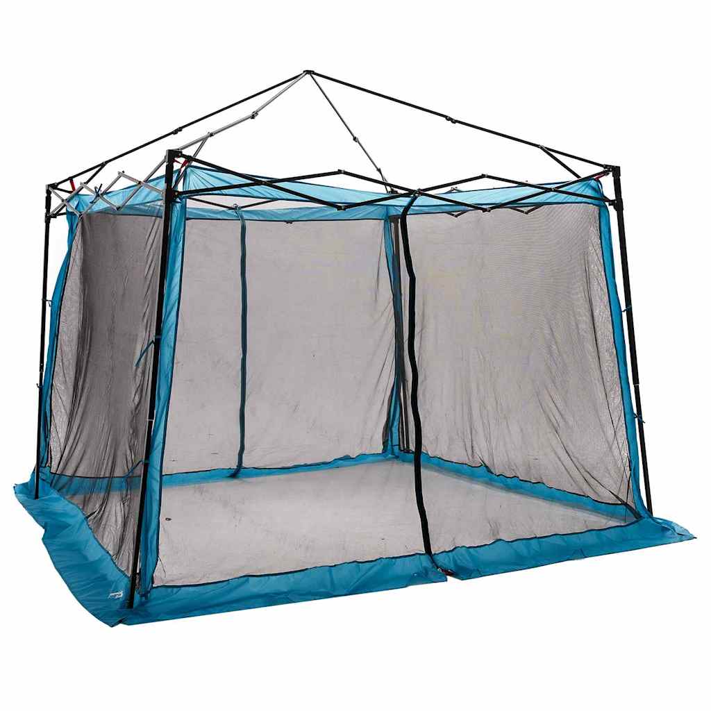 vidaXL Tenda interna in rete Blu 303 x 303 cm