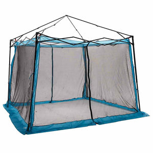 vidaXL Tenda interna in rete Blu 303 x 303 cm