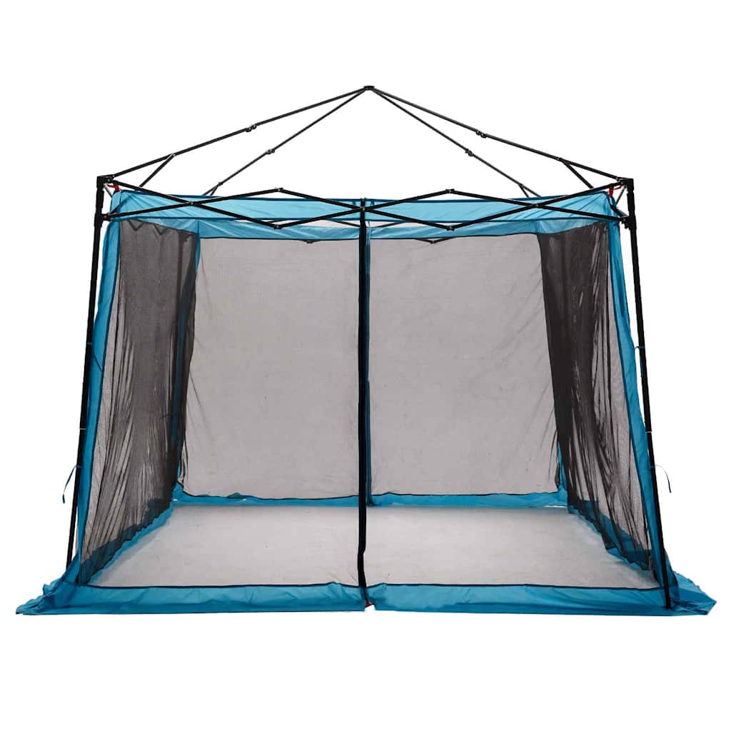 vidaXL Tenda interna in rete Blu 303 x 303 cm