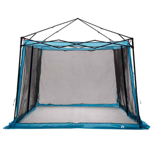 vidaXL Tenda interna in rete Blu 303 x 303 cm