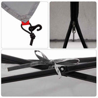 Tenda interna in rete Grigio 303 x 303 cm 42001174