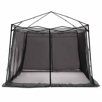 vidaXL Tenda interna in rete Grigio 303 x 303 cm